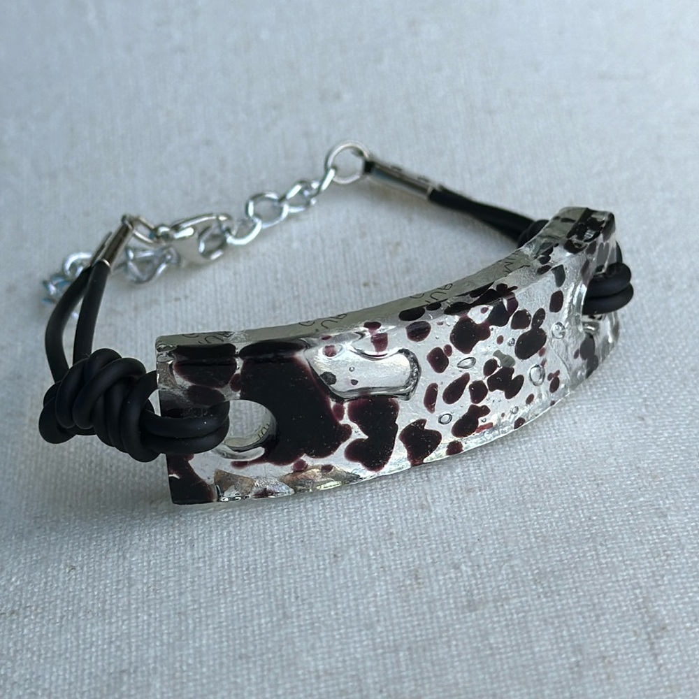 Gorgeous Murano glass adjustable bracelet from Italy- NWOT